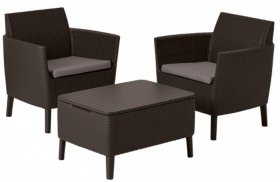 Комплект мебели Салемо (Salemo Duo) без стола коричневый в Мегионе - megion.mebel-74.com | фото