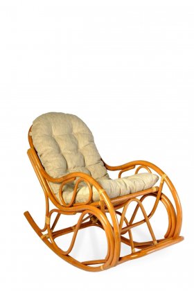 Кресло - качалка 05/04 с подушкой (Коньяк) в Мегионе - megion.mebel-74.com | фото
