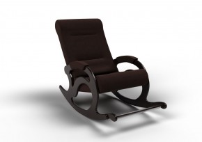 Кресло-качалка Тироль (ткань/венге), ГРАФИТ в Мегионе - megion.mebel-74.com | фото