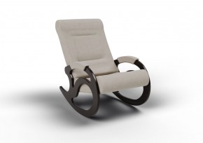 Кресло-качалка Вилла (ткань/венге), КОФЕ С МОЛОКОМ в Мегионе - megion.mebel-74.com | фото