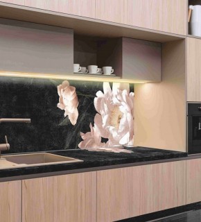 Кухонный фартук со столешницей (А-05) в едином стиле (3050 мм) в Мегионе - megion.mebel-74.com | фото