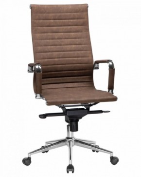 Офисное кресло для руководителей DOBRIN CLARK LMR-101F коричневый лофт №320 в Мегионе - megion.mebel-74.com | фото